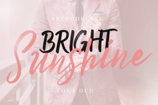Bright Sunshine Duo: A Stylish Font for Every Project