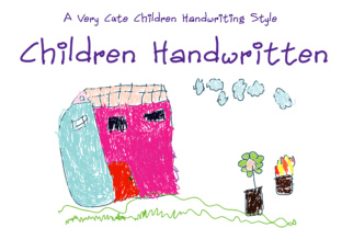 Children Handwritten: A Playful Font for Creative Workflows