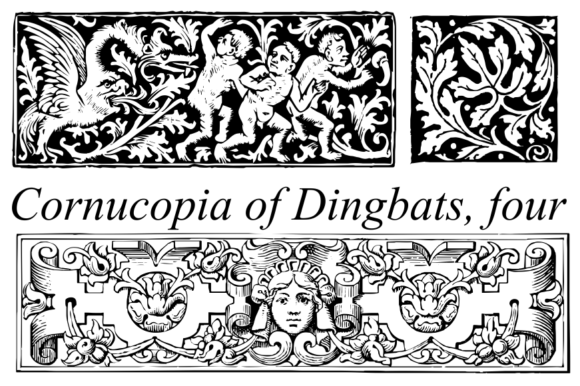 Cornucopia of Dingbats Four: A Versatile Collection for Designers and Creators