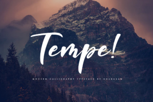 Discover the Charm of Tempe Script Font: A Modern Bold Style for Creative Designs
