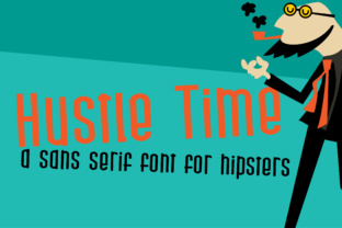 Hustle Time: A Bold, Modern Font for Every Project