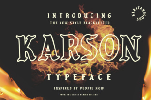 Karson: A Bold Typeface for Creative and Professional Workflows