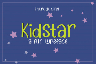 Kidstar: A Playful Font for Youthful Design Energy