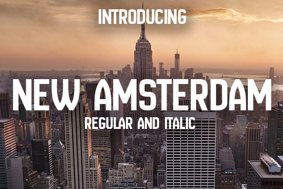 New Amsterdam: A Versatile Font for Modern Design Workflows