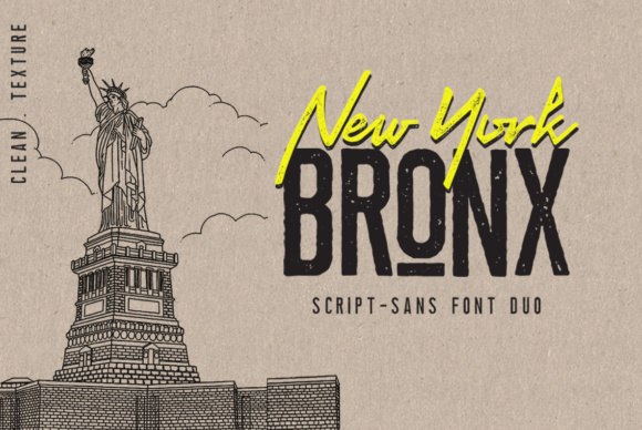 Newyork Bronx Duo: A Stylish Typographic Solution for Modern Design