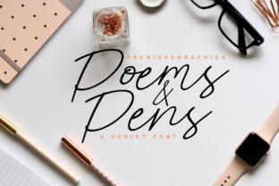 Poems Pens: A Cursive Font That Brings Creativity to Life