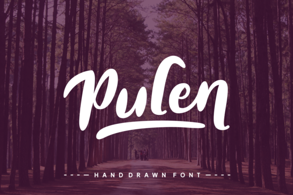 Pulen: A Hand-Drawn Font That Brings Personality to Digital Design