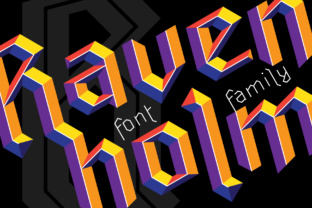 Ravenholm Family: A Modern Gothic Font for the Digital Age