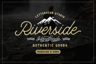 Riverside Duo: A Versatile Handmade Typeface for Creative Expression