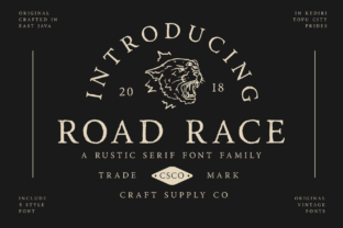Road Race Family: Rustic Elegance for Every Project
