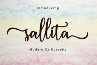 Sallita Script: Elegant Calligraphy for Modern Use