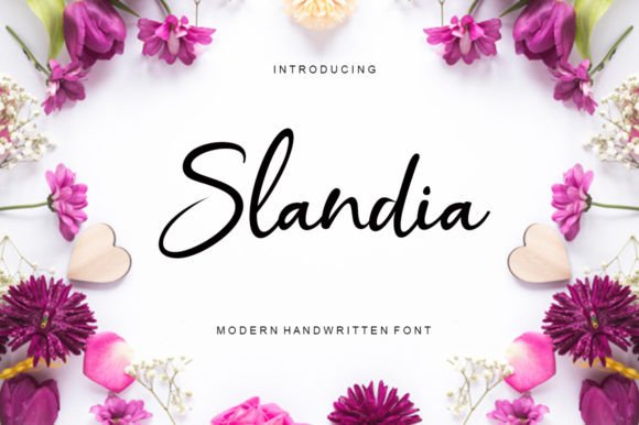 Slandia: A Handwritten Font with Timeless Charm
