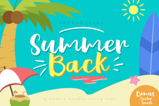 Summer Back: A Bold, Cheerful Script for Creative Projects