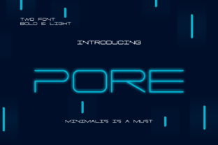 The Rise of Pore: A Minimalist Font Redefining Modern Design