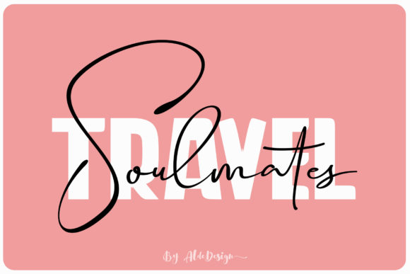 Travel Soulmates Duo: Elegant Typography for Designers
