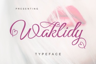 Waklidy: A Cutesy Script for Delicate Design