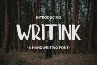Writink: A Bold Handwritten Font for Creative Workflows